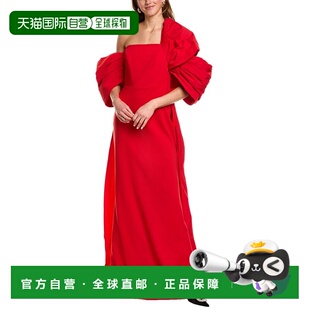 自营Marchesa Notte Taffeta 连衣裙 - 红色 美国奥莱直发