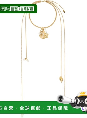 1h可退 香港直邮潮奢 Chloe 蔻依 女士 金色 The Shells Scarf 项