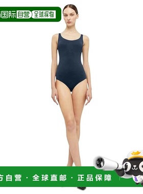 自营Women's Wolford Jamaika String Bodysuit Moon Indigo Cott