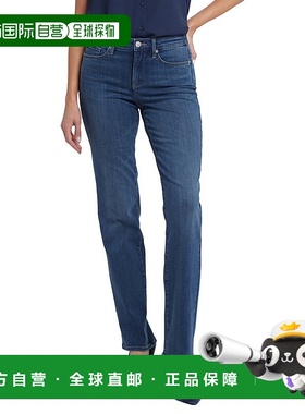 自营 NYDJ Marilyn Valencia冲浪直筒牛仔裤-蓝色 美国奥莱直发