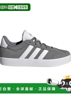 自营小学Adidas VL Court 3.0灰色/白色/灰色ID6314-灰色 美国奥