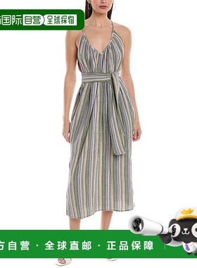 自营Mara Hoffman Sydney 长裙 - 紫色 美国奥莱直发连衣裙