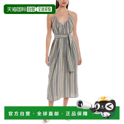 自营Mara Hoffman Sydney 长裙 - 紫色 美国奥莱直发连衣裙吊带