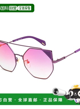 自营 Police Metal 女士太阳镜 - 紫色 美国奥莱直发