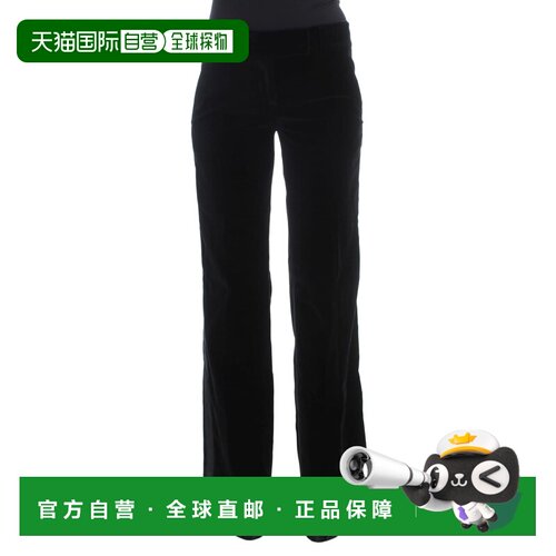 自营Ermanno Scervino Viscose Women's Pants - black 美国奥莱