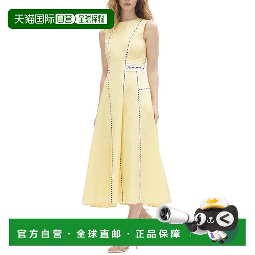 自营Tanya Taylor Sloane Dress - yellow 美国奥莱直发连衣裙