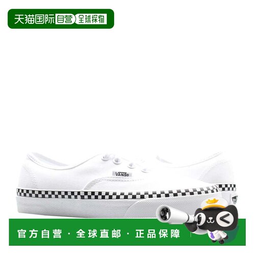 自营Vans Authentic Check Foxing True White低帮运动鞋VN0A38EM