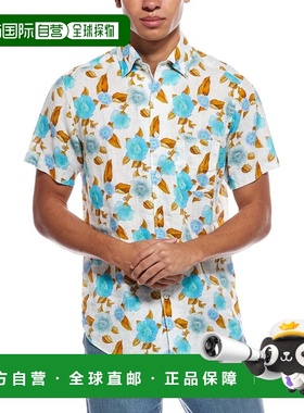 自营Robert Talbott Morgan Linen Shirt - white 美国奥莱直发