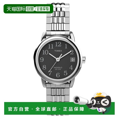自营Timex Women's Easy reader Black Dial Watch - black 美国
