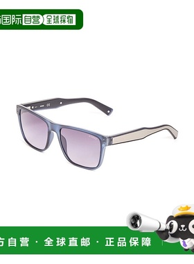 guess金属手臂方形太阳镜 - 蓝色 【美国奥莱】直发