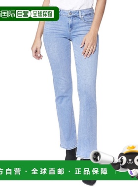 自营PAIGE Sloane Davia Destructed Jean - blue 美国奥莱直发