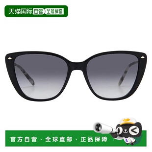 自营Fossil Grey Cat Eye Ladies Sunglasses FOS 2101/G/S 0807/