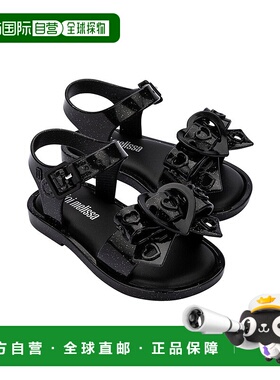 自营 Mini Melissa Mar 凉鞋 Hot BB 凉鞋 - 黑色 美国奥莱直发