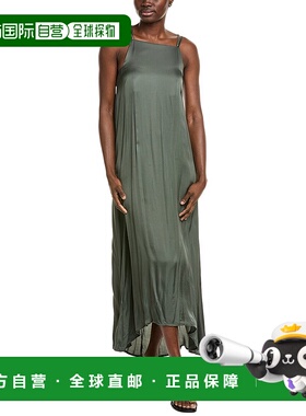自营 alpha studio阿尔法工作室Spallini Maxi连衣裙-绿色 美国奥
