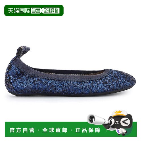 自营 yosi samraMiss Samara Ballet Flat in Navy Glitter - Kid