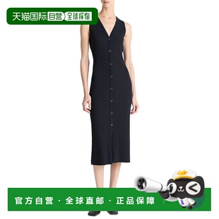 blue Dress 美国奥莱直发连衣裙针织裙 Rib 自营Vince
