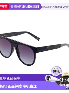 自营 Fila男式99毫米黑色太阳镜-黑色 美国奥莱直发
