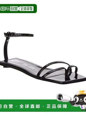 自营 the atticoAttico Isla 皮革凉鞋 - 黑色 美国奥莱直发