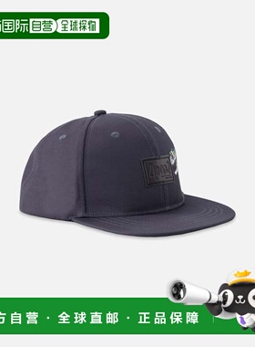 自营deux par deuxFlat Brim Graphic Print Cap Black - black