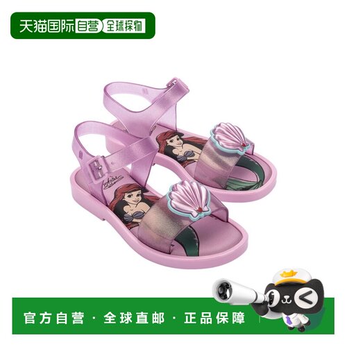 自营Mini Melissa Mar + Disney Kids Sandal - pink 美国奥莱直
