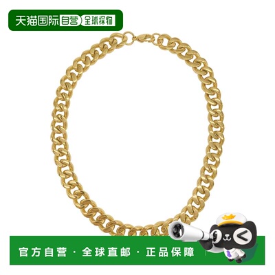 自营adornia14k 镀金抗锈蚀宽链项链 - 金色 美国奥莱直发