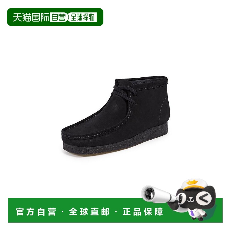 美国直邮CLARKS 女士牛皮麂皮靴子女鞋沙漠靴女靴