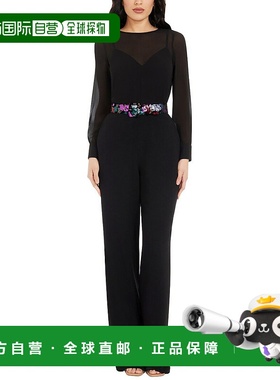 自营Dress The Population Pilar Jumpsuit - black multi 美国奥