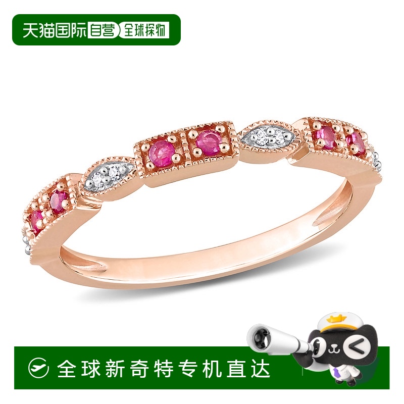 美国直邮julianna b 女士 戒指复古玫瑰金