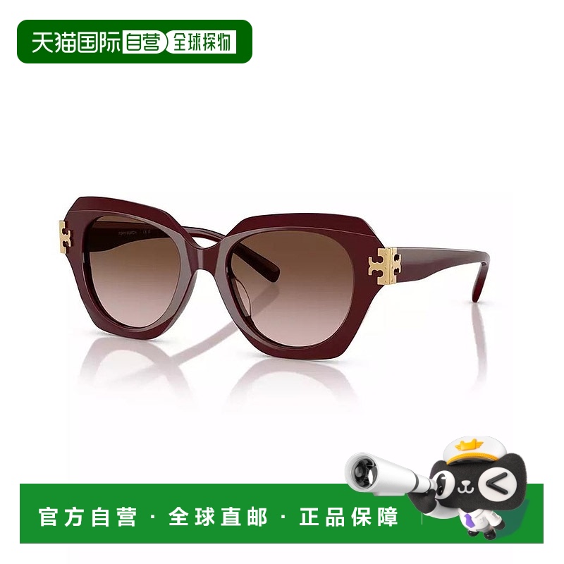 1h可退 【美国直邮】Tory Burch 女款太阳眼镜 TY7215U 猫眼框 醋