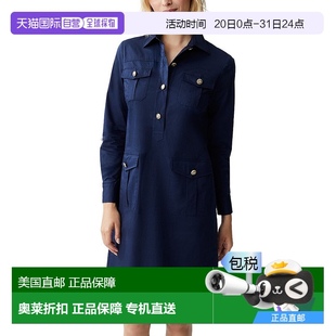 美國奧萊 自營 直發 海軍藍 冬季 J.McLaughlin Zanna連衣裙