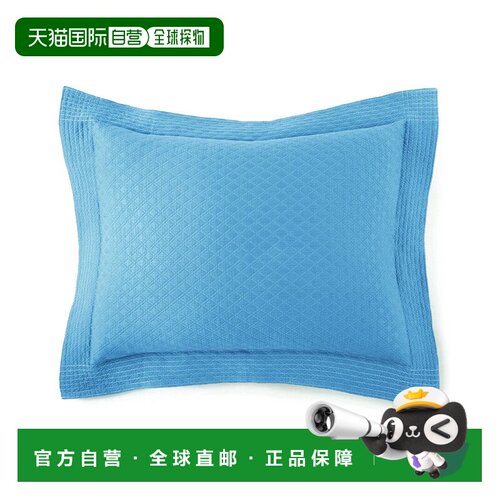 自营peacock alley孔雀巷Alyssa Euro Sham - chambray 美国奥莱