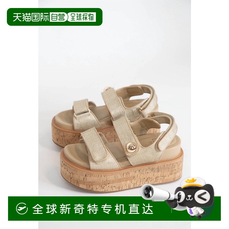 自营 shu shopWomen's Lucille Sandal In Gold Woven - gold wov