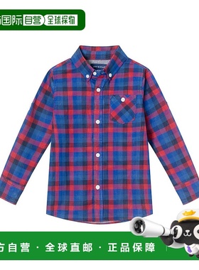 自营 andy & evanAndy&Evan Plaid两件Fer衬衫-红色 美国奥莱直发