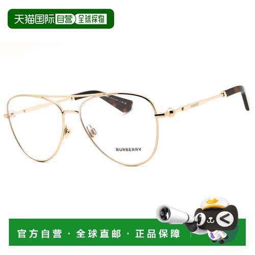 自营burberryBE1386 1109 Light Gold 55mm - light gold 美国奥