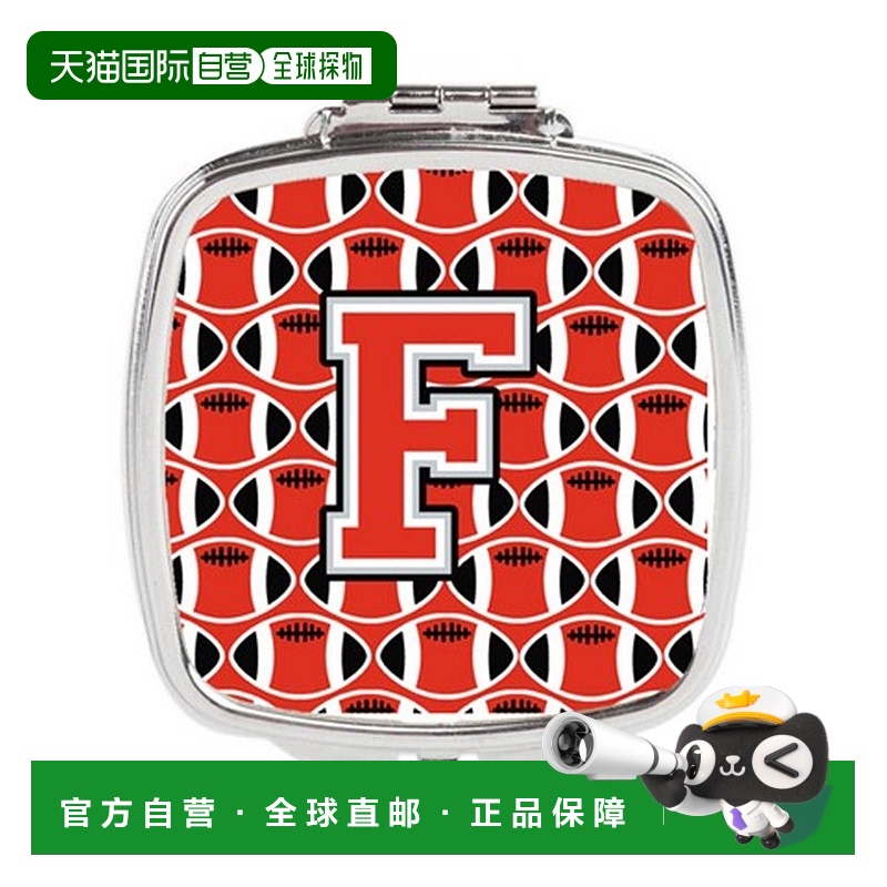 自营 Carolines Treasures CJ1067-FSCM 字母 F 足球猩红色正品