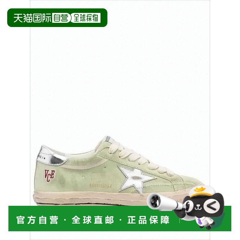 自营golden gooseLow-Top Sneakers In Soft Calf Leather With V