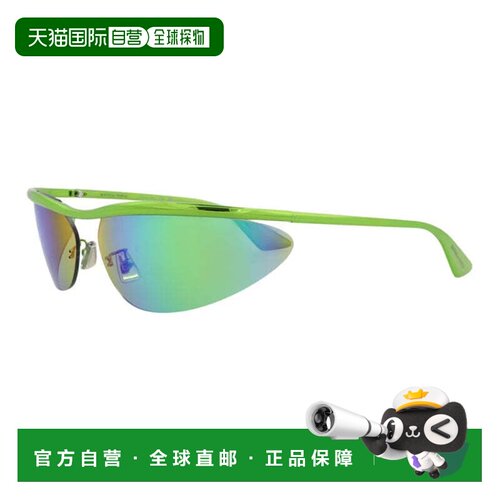 自营bottega venetaBV1174S 003绿色/绿色镜子-绿色 美国奥莱直发