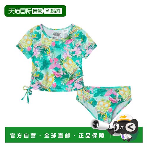 自营Andy & Evan x SpongeBob SquarePants Rash Guard Set - gre
