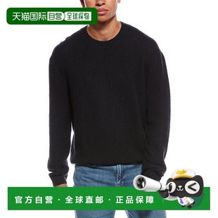 Wool Cashmere 自营FRAME Crewneck Textured Blend Swea Denim