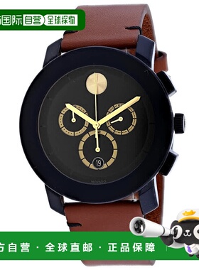 自营Movado Men's Black dial Watch - black 美国奥莱直发