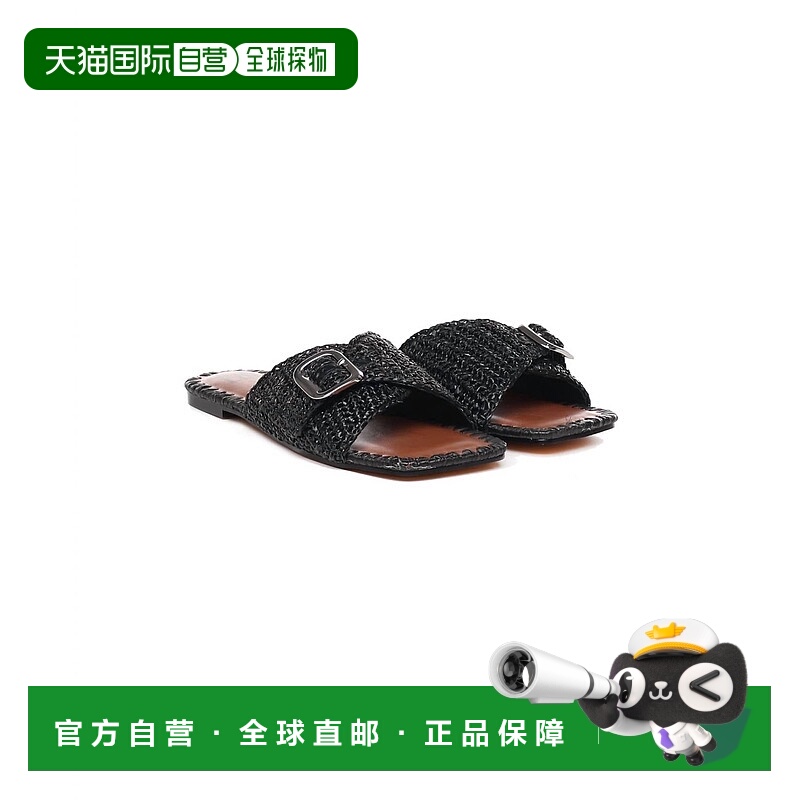 自营bibi louWomen's Priah Sandals In Black - black 美国奥莱