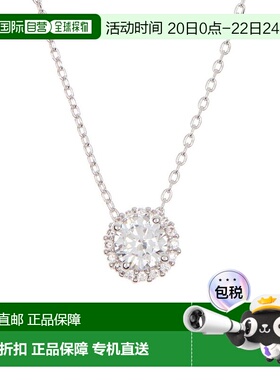 自营 Adornia Swarovski 水晶光环项链 .925 纯银 银 美国奥莱直