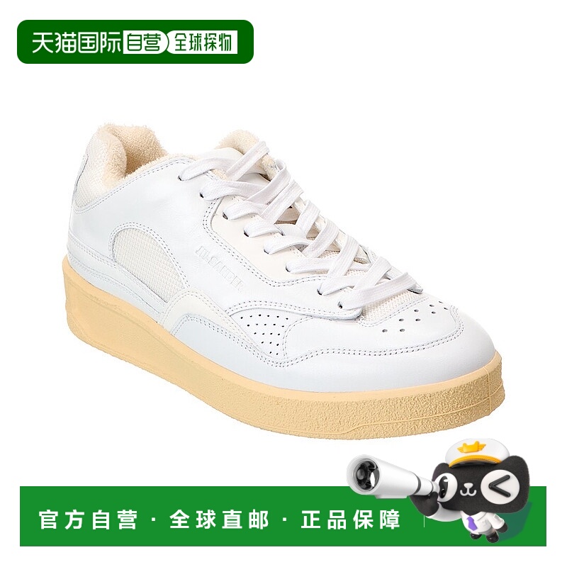 自营 Jil Sander 皮革与网布运动鞋 - 白色 厚底美国直发奥莱