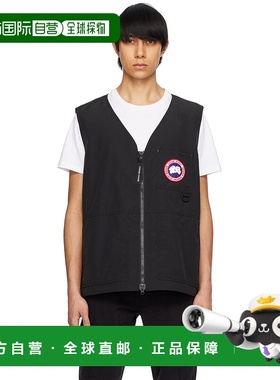 1h可退 香港直邮潮奢 Canada Goose 加拿大鹅 男士 黑色 Canmore