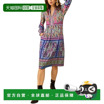 自营 Hale Bob Cassidy连衣裙-蓝色 美国奥莱直发