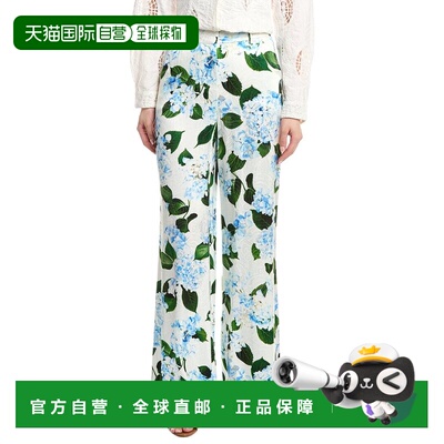 自营l'agenceL’AGENCE Pilar Wide Leg Pant - white 美国奥莱直