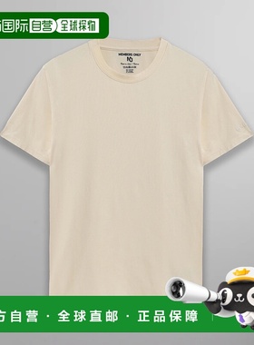 自营 members only女士大圆领 T 恤 - 灰白色 美国奥莱直发