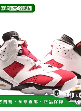 自营 Nike Air Jordan 6 Retro白色/胭脂红黑色男子篮球鞋CT8529-