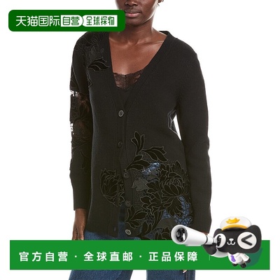 自营Oscar de la Renta Wool Cardigan - black 美国奥莱直发开衫