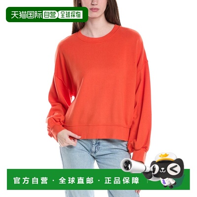 自营Electric & Rose Balloon Sleeve Sweatshirt - red 美国奥莱